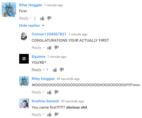 Youtube comments sure are something