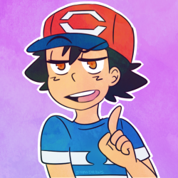 Shima-Draws:to The Anons Who Requested Ash And Clemont! I Decided To Put Them Together~ From