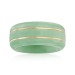 plumslices:I prefer these so much to the plastic ring trend. Topaz, Jade, 14k. 