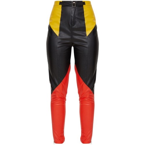 Pants ❤ liked on Polyvore (see more fake leather pants)