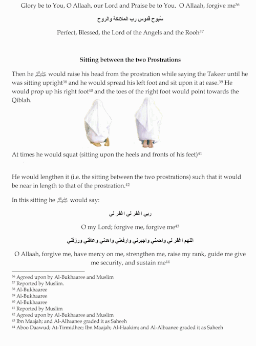 islam2011:  The description of the Prophet’s Prayer from the Pure Sunnah by Shaykh Muhammad Bazmool
