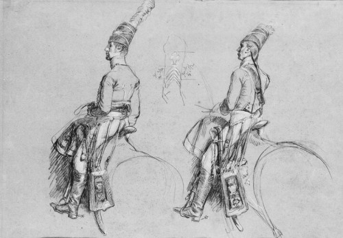 Two Equestrian Figures, Possibly a Study for &ldquo;George IV, Prince of Wales&rdquo;, John 