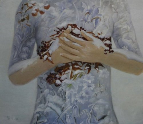 Huang Mee - Monologue Winter No. 4. 2006. Oil on canvas.