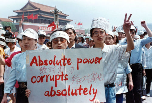 Tiananmen protesters, 1989