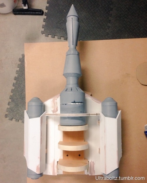 Building the form up piece by piece! I realized I&rsquo;m going to have to find a very solid way