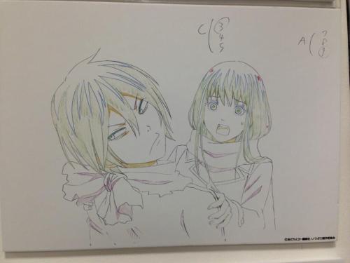 flamingo-chan:Noragami genga at HMV Store