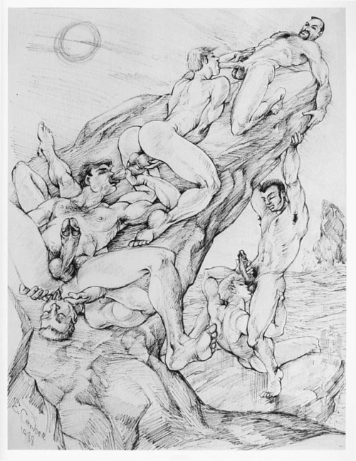 Fantasy of Action 62 - by Ed Cervone - This is from a retrospective of his work.Read an extremely fa