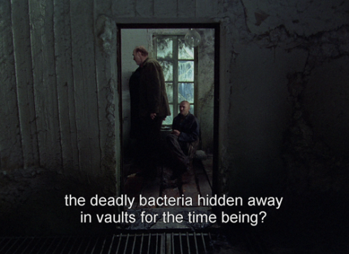 barcarole:Сталкер (Stalker) , dir. Andrei Tarkovsky, 1979.