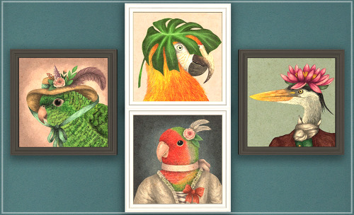 suratan-zir: I absolutely needed this adorable artworks by Sarah Godfrey in my life and in my game. 