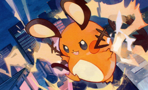 poketcg-art:Dedenne – Nagami Nijo