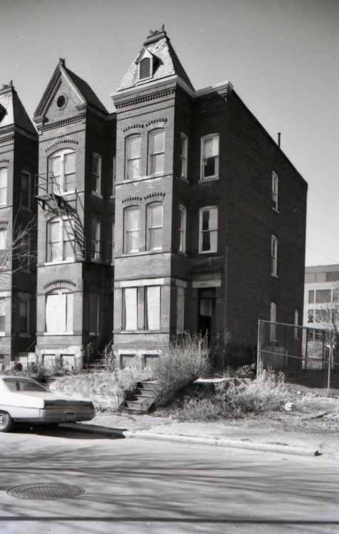 Abandoned Housing, Washington, DC, 1972.I have no record of exactly where this photo was taken, but 