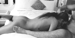firm-grip-on-the-neck:  Best way to wake up….Thursday is my day……