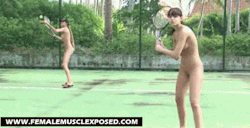 fitness-girls-nude:  Naked tennis girls warm