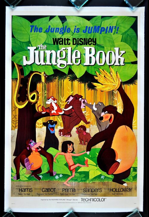 wannabeanimator:Disney’s The Jungle Book was first released on October 18, 1967.  Walt Disney died during production of this film. Many people wondered at what the studio’s fate would be, particularly the animation division. The film performed extremely