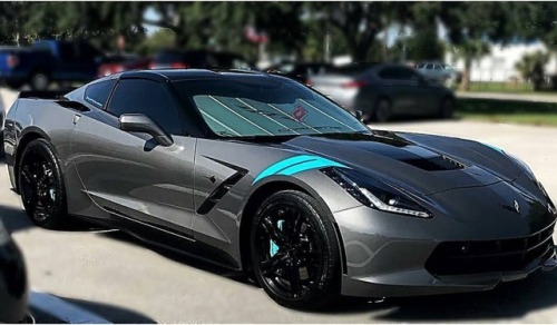 Let’s Get Some Likes Rolling In For This Sinister Ray @r1_vette_babe23… #corvette #stin