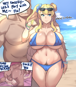 concentratedhentai: metalowlstuff:  busty busty blonde bitch xD  no fix https://www.patreon.com/posts/14479423 ‘w’/  Gotta love the before/afters 