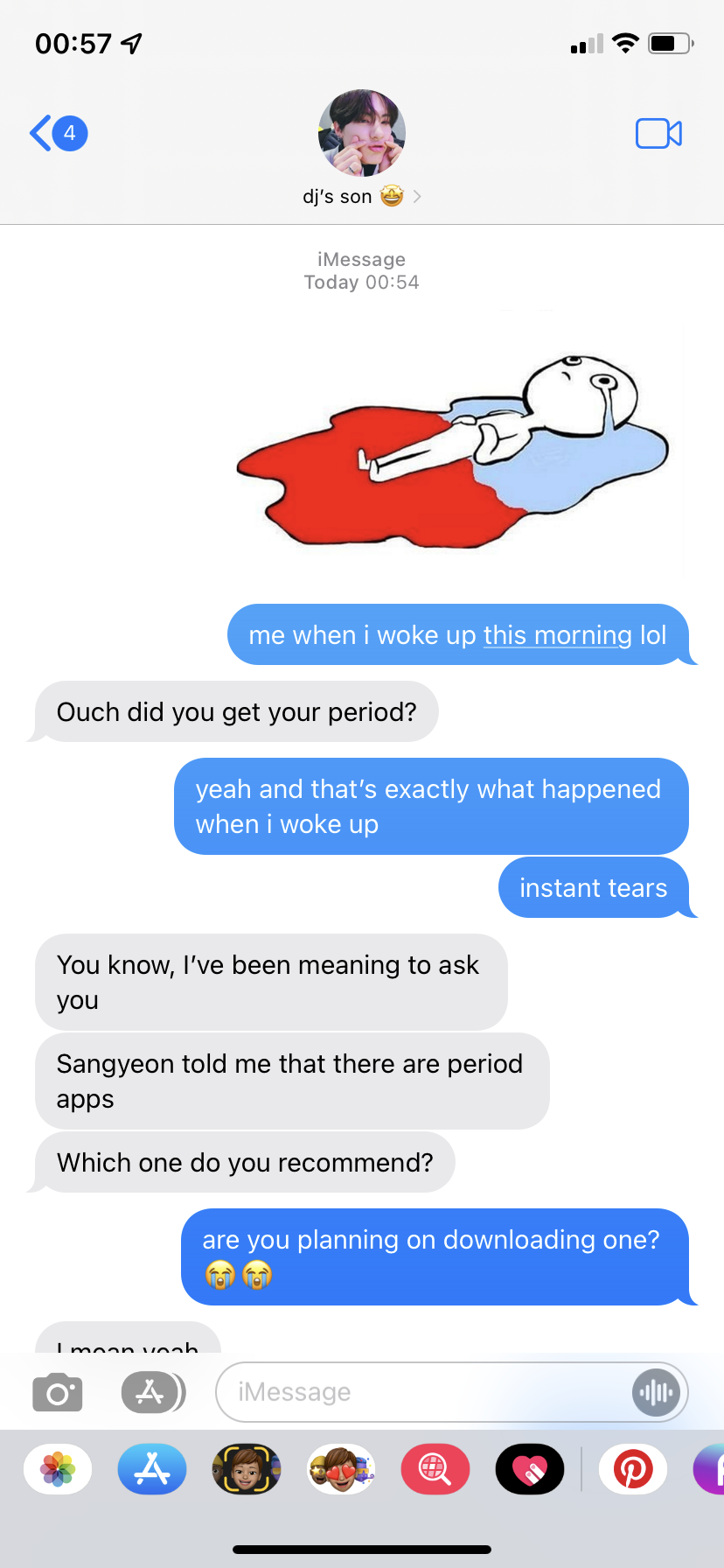 The Boyz When Youre Menstruating - Last Part!!