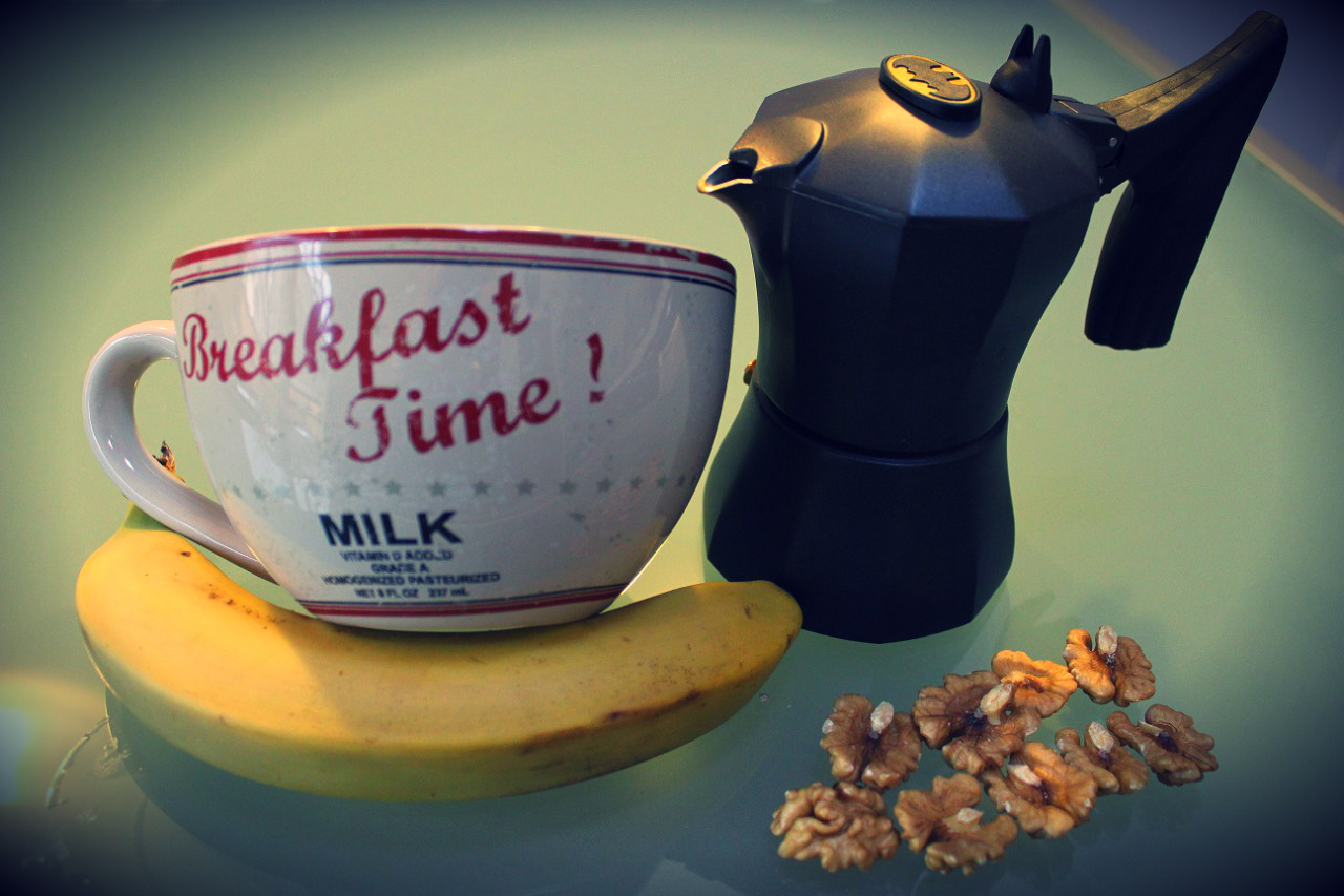It&rsquo;s Breakfast time . .  Batman&rsquo;s Style ! ;-)