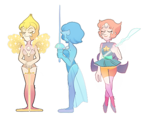 zamiiz:  i want all the pearls to have swords but different kinds of swords 