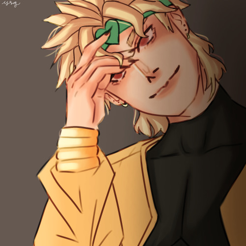 this one is awk but its okay because dio is the embodiment of awkwardkrita // huion h610 // jojo’s b