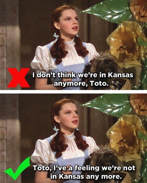 tastefullyoffensive:  The Actual Lines From Movies That People Always Say Wrong [via]Previously: Overused Movie Poster Cliches 