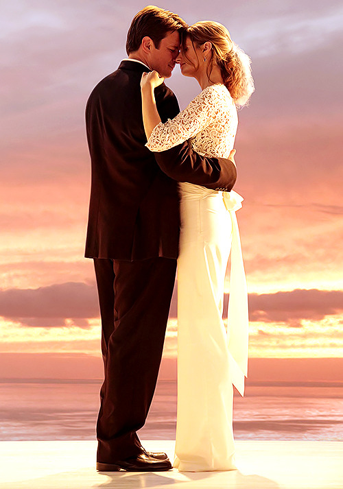 breathlifein:Kate Beckett x bride drresses aka third time’s the charm“Yeah. We thought she would com