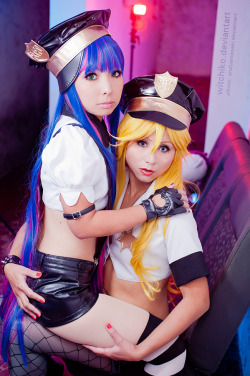 cosplayfanatics:  Panty and Stocking Cosplay By Witchiko and Hitomi-Cosplay Follow cosplayfanatics.tumblr.com for more cosplay 