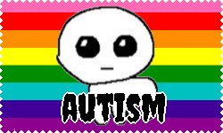 autism creature queer stamp :3