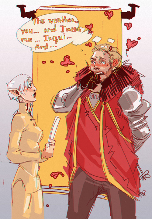 smuttine:elfsplaining:orientalld:4 ways to say “I love you” to Inquisitor LavellanCan Lavellan just 