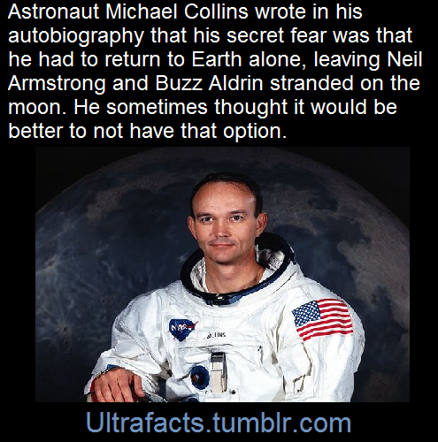 ultrafacts:     The third member of the mission, Michael Collins, piloted the command spacecraft alone in lunar orbit until Armstrong and Aldrin returned to it.  The following speech, revealed in 1999, was prepared by Nixon’s then speechwriter, to be