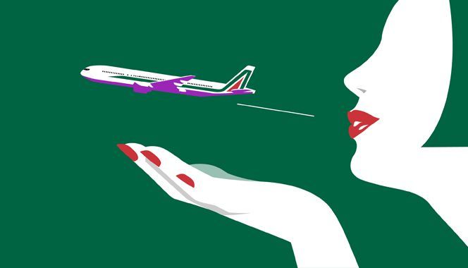 whataboutbobbed:  Alitalia, so fly