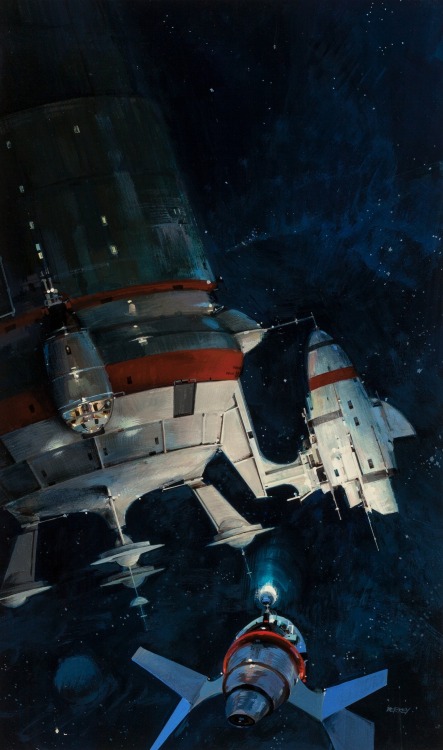 Porn 70sscifiart:  John Berkey’s 1969 cover photos