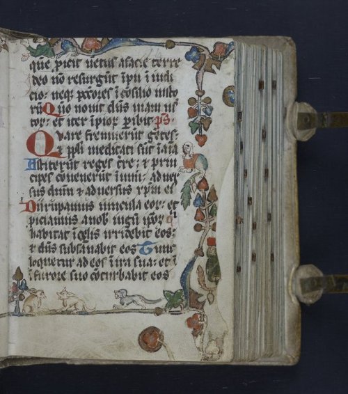 Ms Codex 1057 is an illuminated Ferial Psalter originating from Italy and created in 1350. This part