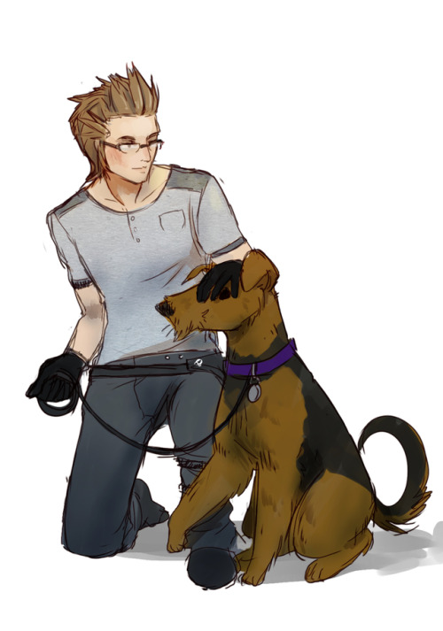 if ignis was a dog trainer i’d give him an airedale terrier