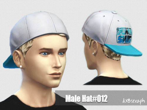 dx8seraph:  BaseballBackwards Set Letter#002 For Male.  This is a standalone CC, with 8 swatch. 8 di