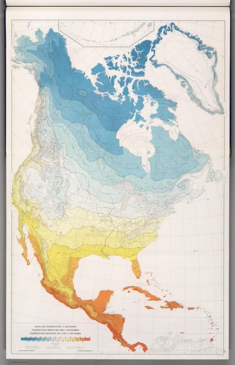 Mean Air Temperature °C in North and Central America, DecemberPublished by UNESCO, 1979by @rumseymap