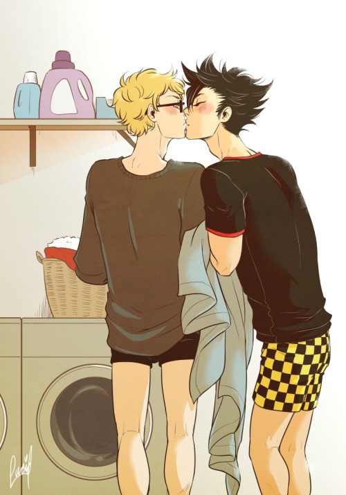 misslucid:  Kurotsukki week prompt: domestic adult photos