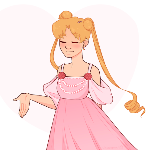 peskydoodles:its the dress from 1942 la belle et la bete but i thought shed look cute in it