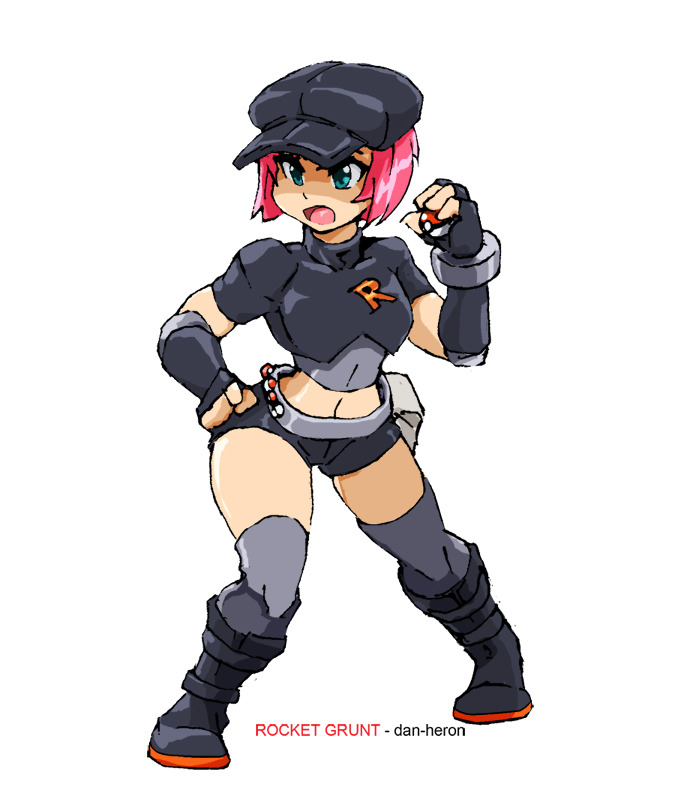 dan-heron:  Pokemon’s Team Rocket Grunt, colors for an old redesign I was thinking