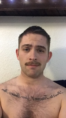twerkswithwolves:I shaved my beard. My friends and I are all going to grow glorious staches.