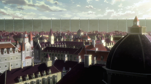 tsuyuake:  Shingeki no Kyojin episode 23 - scenery 