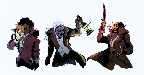 izuris: More d&d doodles…cant get enough of these guys. I tried recreating the boys in the Darke