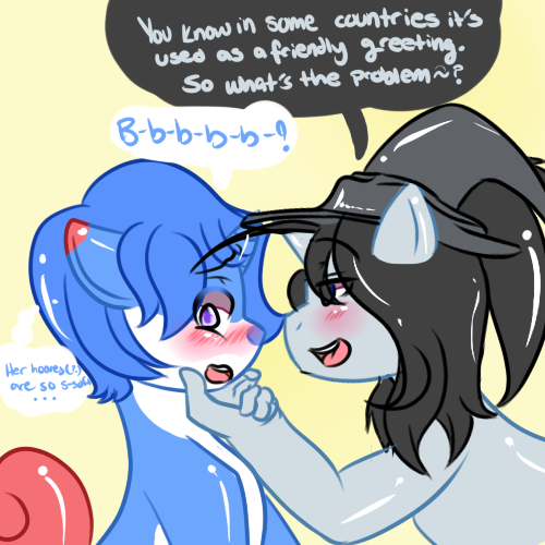 questions-for-peachy:  I-I’m saving my first kiss for that one special pony! S-so!