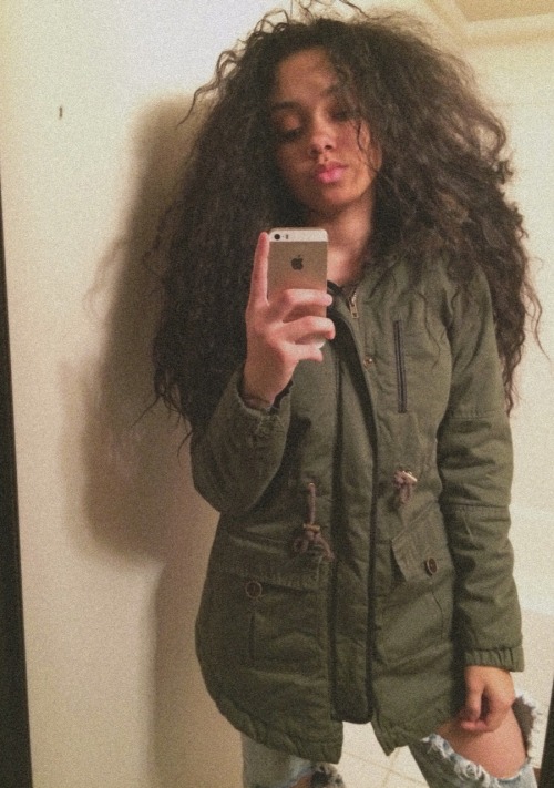 johnnapaige: Back at the trap house with the trap coat.