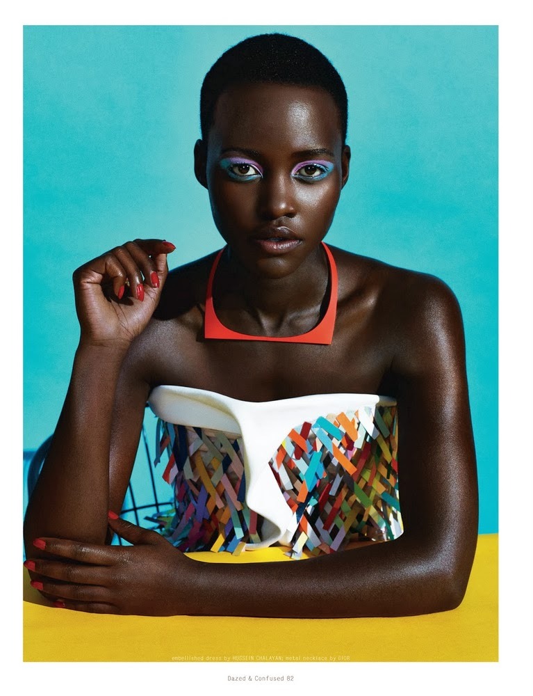 blackfashion:  Lupita Nyong’o covers the “Girls Rule the World” issue of