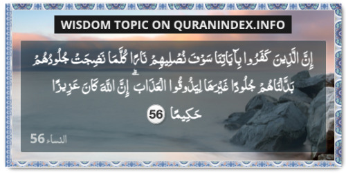 Discover Quran Verses about #Wisdom @ https://quranindex.info/search/wisdom [4:56] #Quran #Islam