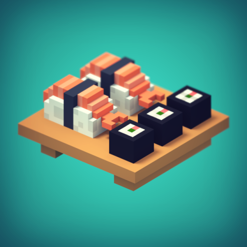 Game icon - voxel project