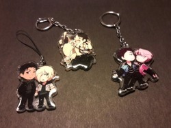 eehcoli91: Got my Yuri on Ice charms today! I love em. Purchased from here. Thank you so much @princessharumi!!!    Yay !! I’m glad they came in safely !! Thank you so much for your purchase, please enjoy ~ 💙💙