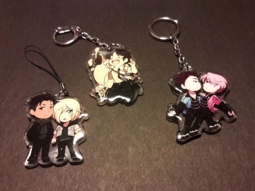 Porn eehcoli91: Got my Yuri on Ice charms today! photos