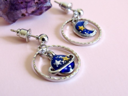 (On Sale!) Celestial Drop Earrings by Kloica Accessories